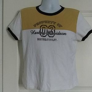 Harley Davidson Cotton Top Size Large